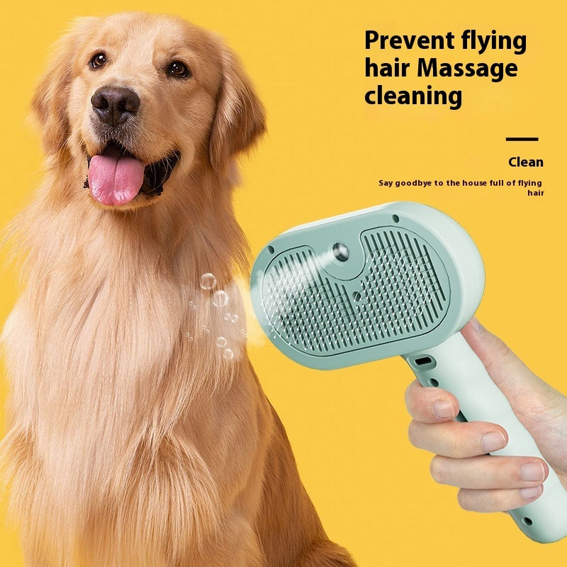 MistEase Pro water mist deshedding brush for cats and dogs